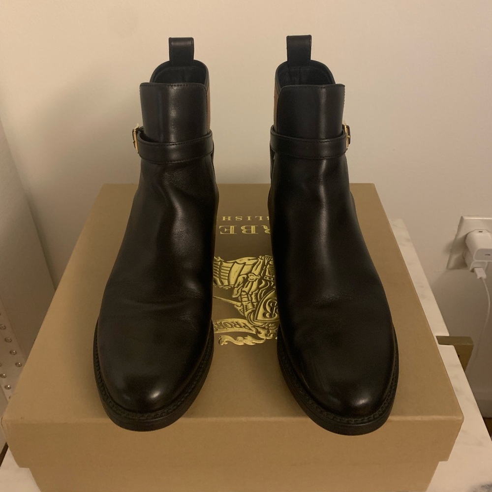 Pryle Equestrian Check Ankle Booties - Picture 2 of 5
